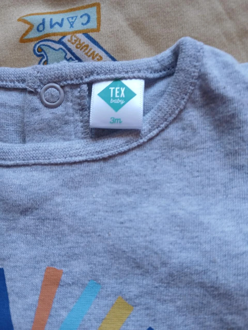 Lote de 3 macacões combishorts para menino Tex Baby 60 cm 3 meses – photo 2